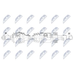 Comprar Árbol de transmisión de NTY NPW-BM-121 a bajo precio de 234,17 €