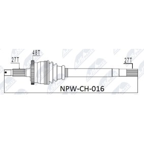 Comprar Árbol de transmisión de NTY NPW-CH-016 a bajo precio de 177,28 €
