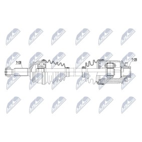 Comprar Árbol de transmisión de NTY NPW-CH-054 a bajo precio de 162,74 €
