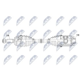 Comprar Árbol de transmisión de NTY NPW-CH-056 a bajo precio de 132,60 €