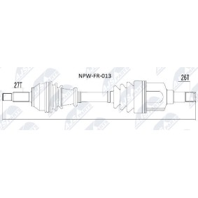 Comprar Árbol de transmisión de NTY NPW-FR-013 a bajo precio de 169,49 €