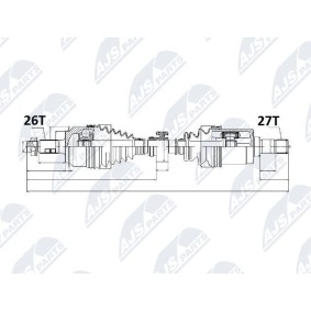 Antriebswelle NPW-HD-014