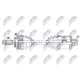 Comprar Árbol de transmisión de NTY NPW-HD-045 a bajo precio de 145,66 €