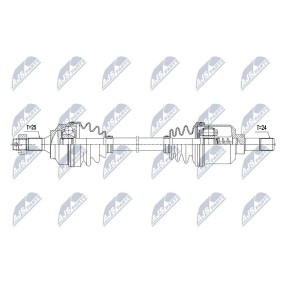 Comprar Árbol de transmisión de NTY NPW-PE-025 a bajo precio de 202,79 €