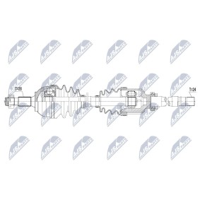 Comprar Árbol de transmisión de NTY NPW-PE-045 a bajo precio de 228,62 €