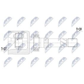 Gelenksatz, Antriebswelle NPW-PL-060