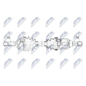 Comprar Árbol de transmisión de NTY NPW-RE-069 a bajo precio de 185,22 €
