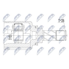 Comprar Juego de articulación, árbol de transmisión de NTY NPW-RE-121 a bajo precio de 83,20 €