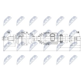 Comprar Árbol de transmisión de NTY NPW-RE-132 a bajo precio de 170,26 €