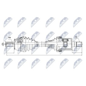 Antriebswelle NPW-VV-025