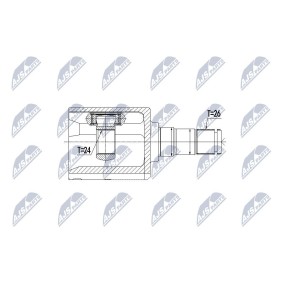 Comprar Juego de articulación, árbol de transmisión de NTY NPW-VV-090 a bajo precio de 74,10 €