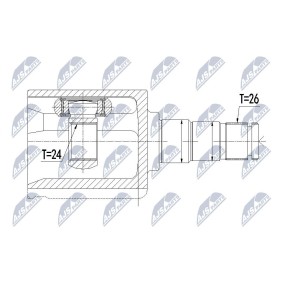 Comprar Juego de articulación, árbol de transmisión de NTY NPW-VV-093 a bajo precio de 46,11 €