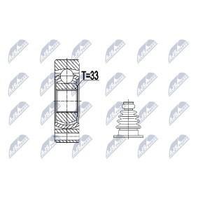Comprar Juego de articulación, árbol de transmisión de NTY NPW-VW-074 a bajo precio de 47,91 €