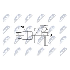 Gelenksatz, Antriebswelle NPZ-BM-013