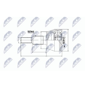 Comprar Juego de articulación, árbol de transmisión de NTY NPZ-CH-018 a bajo precio de 64,97 €
