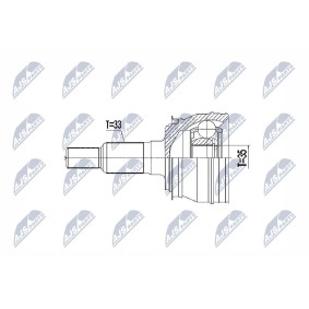 Achetez des Jeu de joints, arbre de transmission NTY NPZ-CH-027 à prix pour 82,55 €