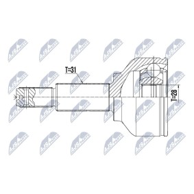 Gelenksatz, Antriebswelle NPZ-FR-052