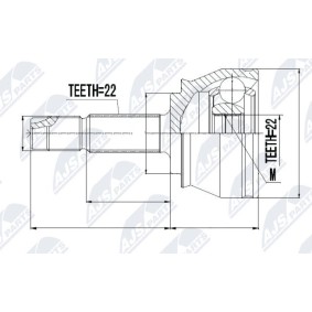 Comprar Juego de articulación, árbol de transmisión de NTY NPZ-FT-044 a bajo precio de 41,72 €