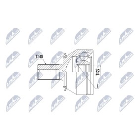 Comprar Juego de articulación, árbol de transmisión de NTY NPZ-VV-023 a bajo precio de 75,53 €