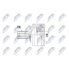 Comprar Juego de articulación, árbol de transmisión de NTY NPZ-VV-025 a bajo precio de 69,98 €