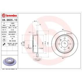 Comprar Disco de freno de BREMBO 08.9605.10 a bajo precio de 25,01 €