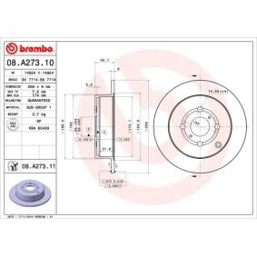Bremsscheibe 08.A273.10