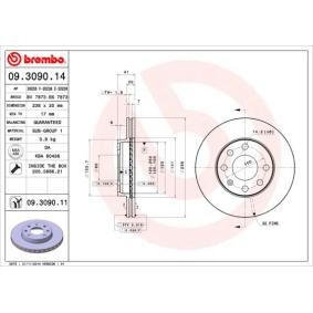 Comprar Disco de freno de BREMBO 09.3090.14 a bajo precio de 46,27 €