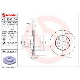 Comprar Disco de freno de BREMBO 09.3090.20 a bajo precio de 31,79 €