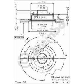 Bremsscheibe 09.4289.10