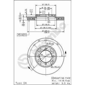 Comprar Disco de freno de BREMBO 09.5214.10 a bajo precio de 46,27 €