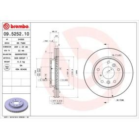Comprar Disco de freno de BREMBO 09.5252.10 a bajo precio de 35,76 €