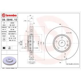 Osta Jarrulevy BREMBO:llä 09.5846.10 edullisesti hintaan 104,18 €