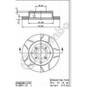 Bremsscheibe von BREMBO