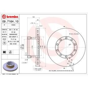 Comprar Disco de freno de BREMBO 09.7164.10 a bajo precio de 125,13 €