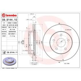 Osta BREMBO Jarrulevyt netistä 1500 Extended Cab Pick-up (DS)-mallille edulliseen hintaan