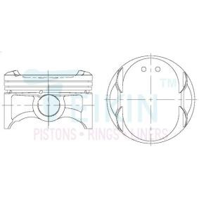Achetez des Kit de pistons TEIKIN 43296.STD à prix pour 302,64 €