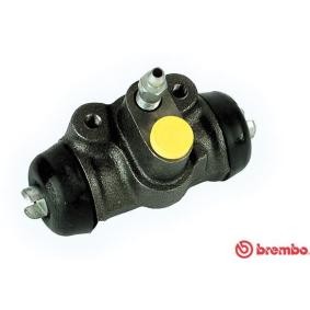 Köp Hjulcylinder av BREMBO A 12 599 till det låga priset 253,27 kr