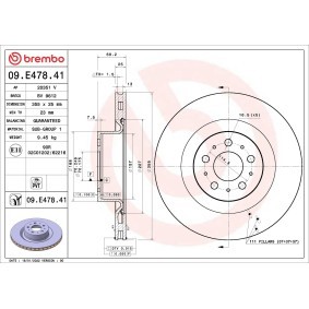 Köp Slavcylinder, koppling av BREMBO E 49 001 till det låga priset 540,46 kr