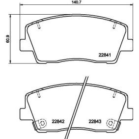 Acquista Kit pastiglie freni da HELLA 8DB 355 039-921 a buon mercato per soli 63,85 €