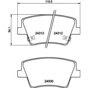 Köp Bromsbelägg av HELLA 8DB 355 040-041 till det låga priset 588,15 kr
