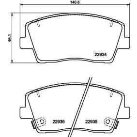 Acquista Kit pastiglie freni da HELLA 8DB 355 040-111 a buon mercato per soli 66,19 €