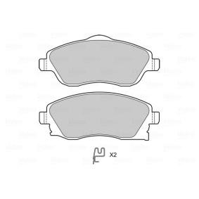 Achetez des Plaquettes de frein VALEO 601704 à prix pour 35,95 €