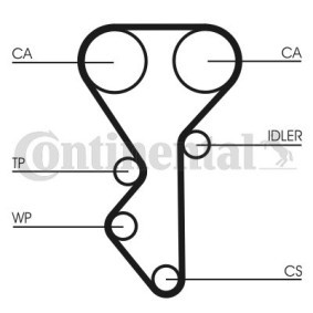 Achetez des Kit de distribution + pompe à eau CONTITECH CT955WP2 à prix pour 137,49 €