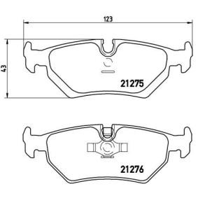 Køb Bremseklodser af BREMBO P 36 008 til den lave pris 240,32 DKK