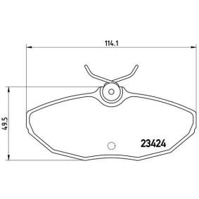 Køb Bremseklodser af BREMBO P 36 013 til den lave pris 279,12 DKK