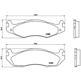 Köp Bromsbelägg av BREMBO P 37 001 till det låga priset 638,29 kr