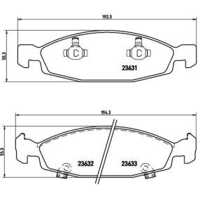 Köp Bromsbelägg av BREMBO P 37 005 till det låga priset 682,29 kr