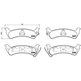 Köp Bromsbelägg av BREMBO P 37 012 till det låga priset 641,21 kr