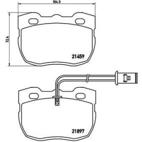 Köp Bromsbelägg av BREMBO P 44 004 till det låga priset 383,49 kr