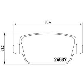 Köp Bromsbelägg av BREMBO P 44 016 till det låga priset 316,79 kr
